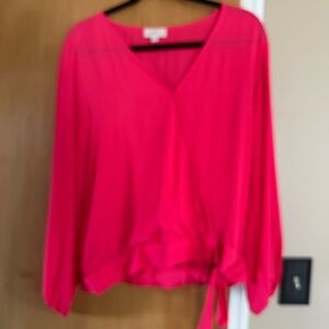 LOFT Pink Sheer Medium top